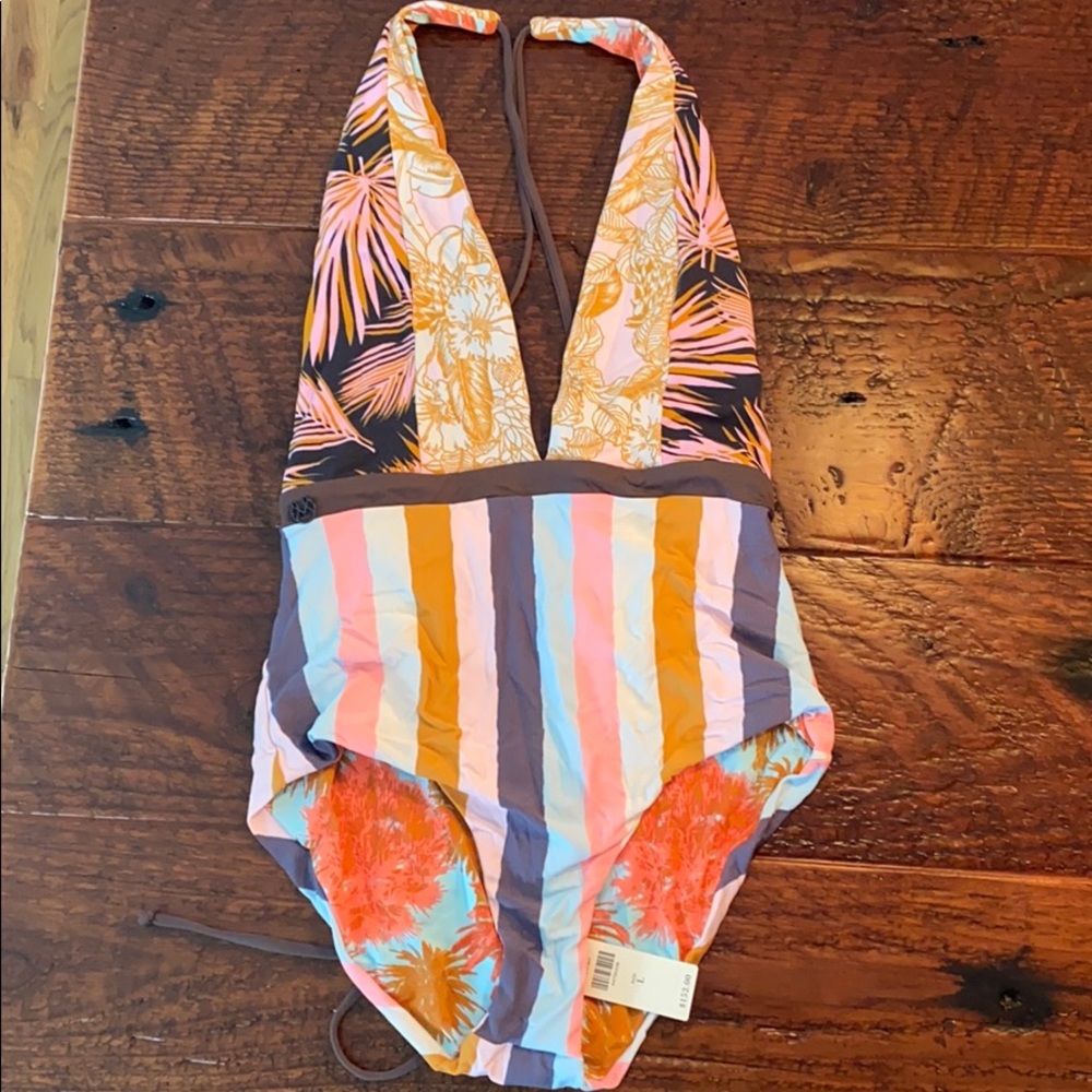 Reversible anthropologie swimsuit